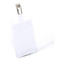 durable visitor clip badge 90x60mm