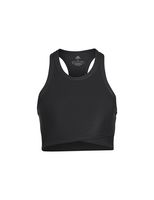 top adidas yoga studio wrapeed rib mujer black