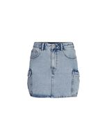 falda jack  jones jxiris mini hw cargo denim