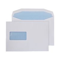 q-connect machine envelope 162x238mm window gummed 90gsm pk500-kf02898