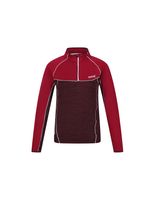 forro polar regatta hepley lightweight half-zip w dark red