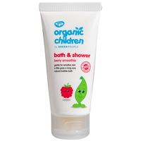 green people organic children bath  shower - berry smoothie - travel size 50ml