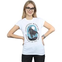 disney camiseta manga larga the mandalorian legendary warrior greatest in the galaxy para mujer