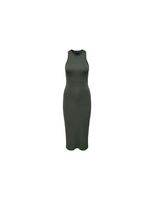 vestido only onlbelfast sl midi dress jrs noos beluga