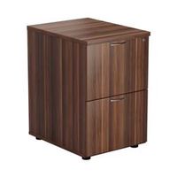 mezzo 2 drawer filing cabinet - dark walnut - tes2fcdw