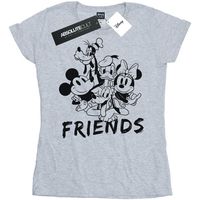 disney camiseta manga larga mickey mouse and friends para mujer