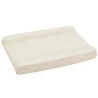 funda para cambiador de comoda de rizo crema