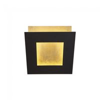 aplique de pared led dalia oro 12w