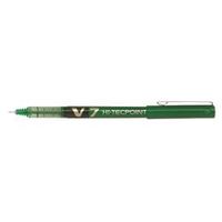 pilot v7 hi-tecpoint liquid ink pen fine green 12 pack