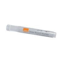 nobo glass whiteboard marker white 4 pack 1905323