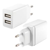 ksix cargador usb 24a blanco