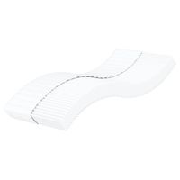 vidaxl colchon de espuma dureza h2 h3 blanco 90x210 cm