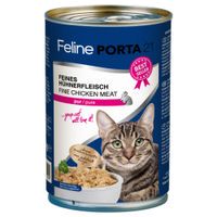 feline porta 21 6 x 400 g en latas para gatos - atun con espadin sin cereales