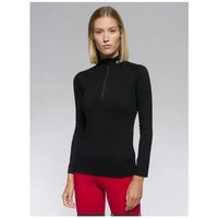 rewoolution camiseta manga larga camiseta ls half zip mujer - negro para mujer