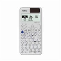 casio fx-85gt cw classwiz scientific calculator dual powered white