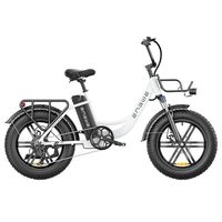 engwe l20 bicicleta electrica 20x4 250w blanca