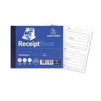 challenge duplicate receipt book 100 sets 105x130mm pack 5 100080444