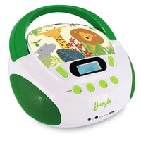 metronic lector cd infantil mp3 jungle verde