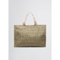 liu jo bolso de mano bolso jacquard con logotipo para mujer