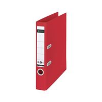 recycle colours lever arch file a4 50mm red pack of 5 10190025