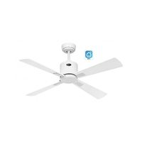 ventilador de techo con wifi casafan 943131w eco neo iii 103cm blancoblanco y plateado