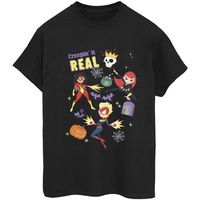 marvel camiseta manga larga creepin it real para mujer