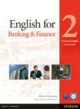 english for banking  finance level 2 coursebook and cd-rom pack