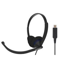 koss cs200 usb auriculares con microfono negros