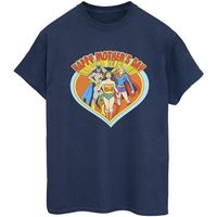 dc comics camiseta manga larga mothers day para mujer