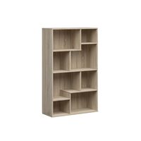 biblioteca 140 cm estratificado marron