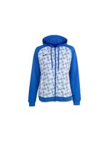 chaqueta joma supernova iii con capucha mujernina royal blanco