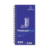 challenge petty cash book carbonless wirebound 200 sets - 100080052