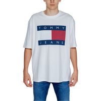 tommy hilfiger polo tjm ovz big flag tee dm0dm18547 para hombre