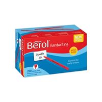 berol handwriting pen blue 200 pack 2056779