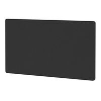 air screen for back-to-back desk 1600x800mm black fabric