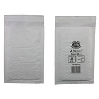 jiffy airkraft postal bags bubble-lined no00 white pack 100 - jl-00