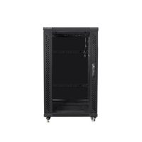 armario lanberg rack 19 22u 600x800 flat pack black negro