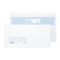 evolve dl envelope recycled window wallet self seal 90gsm - rd7884