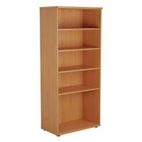 book case 1800 with 4 shelves - beech - wds1845be