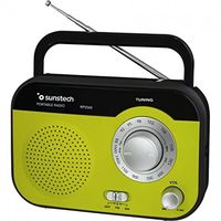 sunstech rps560 radio portatil analogica verde