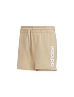 pantalon adidas linear ft short mujer beige