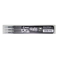 pilot frixion rollerball pen refill medium black 3 pack 0