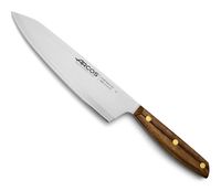 cuchillo cocinero de acero inoxidable nitrum 210 mm con mango madera