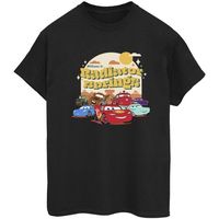 disney camiseta manga larga cars radiator springs para mujer