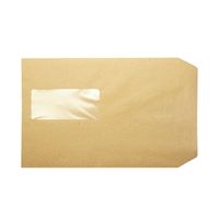 q-connect c5 envelopes window pocket peelseal manilla pk 500- kf97370