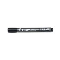 pilot permanent marker 100 bullet tip black 15  5 free pack 20