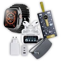 klack kit essential android premium smartwatch cargador auriculares powerbank y cables