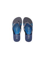 chanclas rip curl breakers bloom open toe hombre negroazul