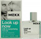 mexx look up now  life is surprising for him eau de toilette 30ml spray