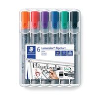 staedtler flipchart marker assorted 6 pack 356wp6